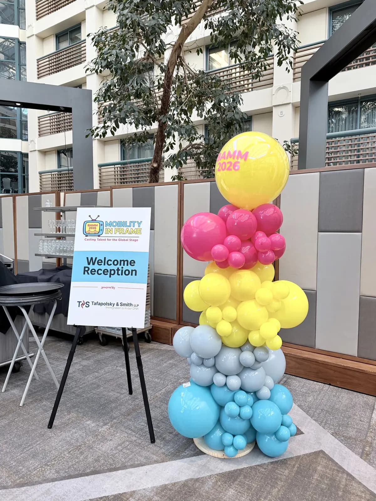 BAMM Mobility In Frame 2026 Balloon Column Hyatt SFO — view 01