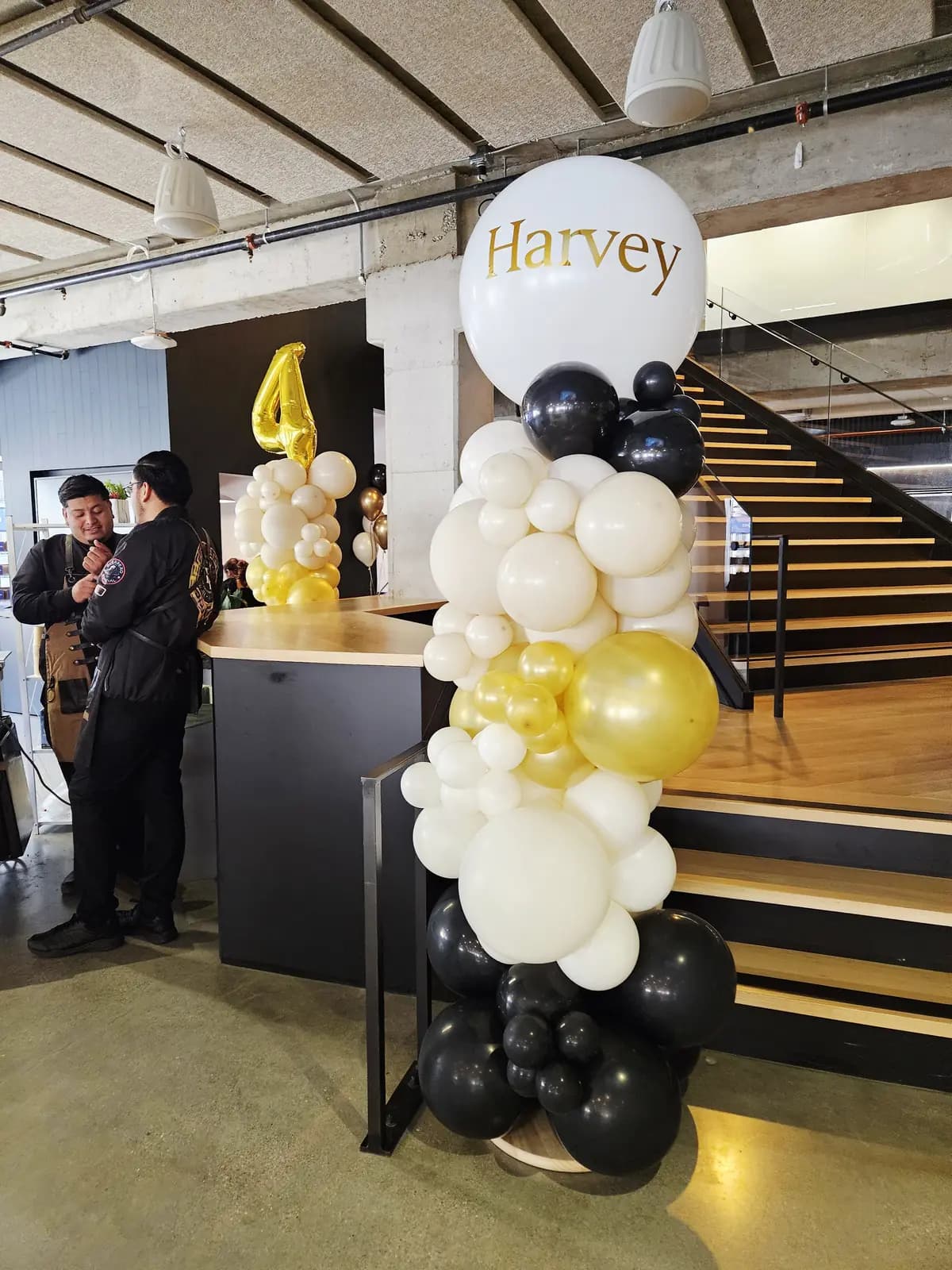 Harvey Fourth Anniversary Balloon Column — view 01