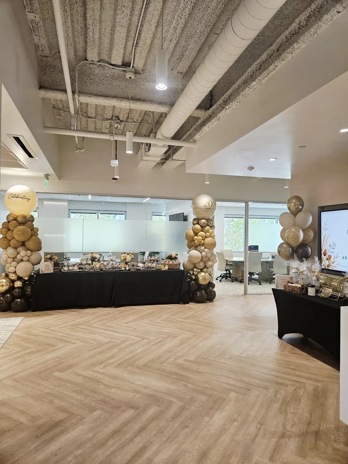 Summit Financial Group 20 Year Anniversary Event Decor — view 04