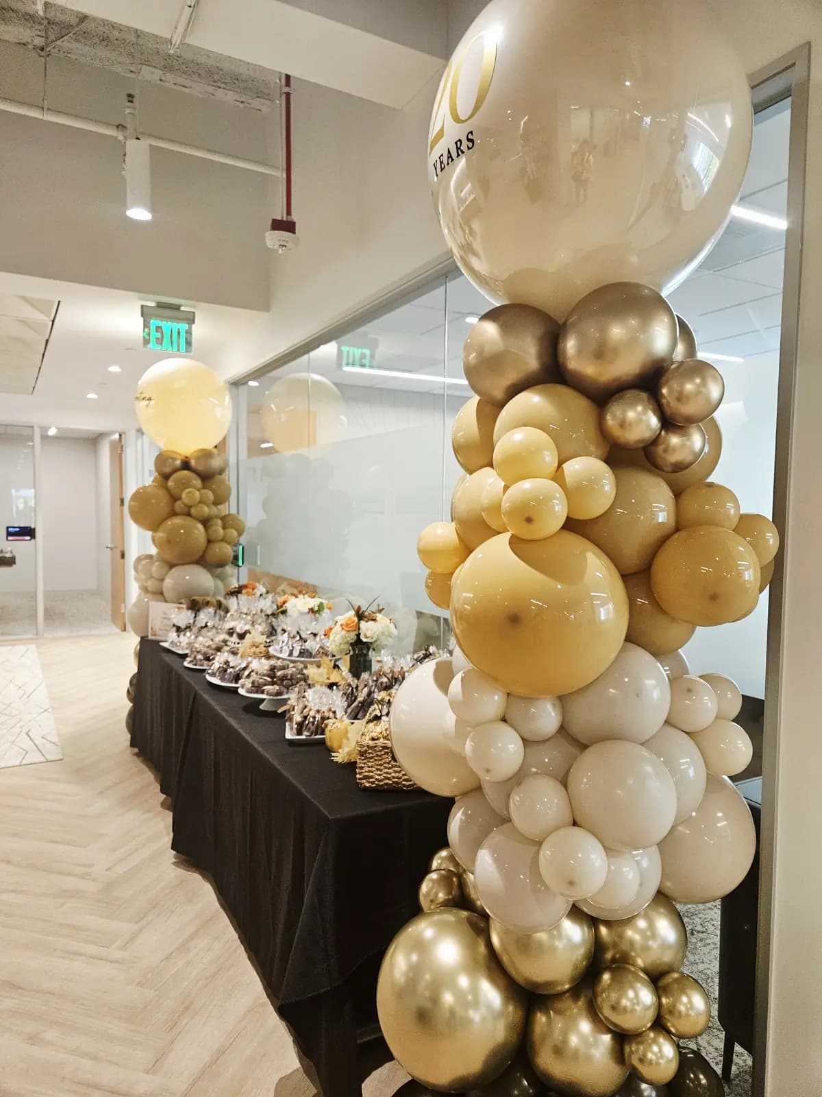 Summit Financial Group 20 Year Anniversary Reception Columns — view 03