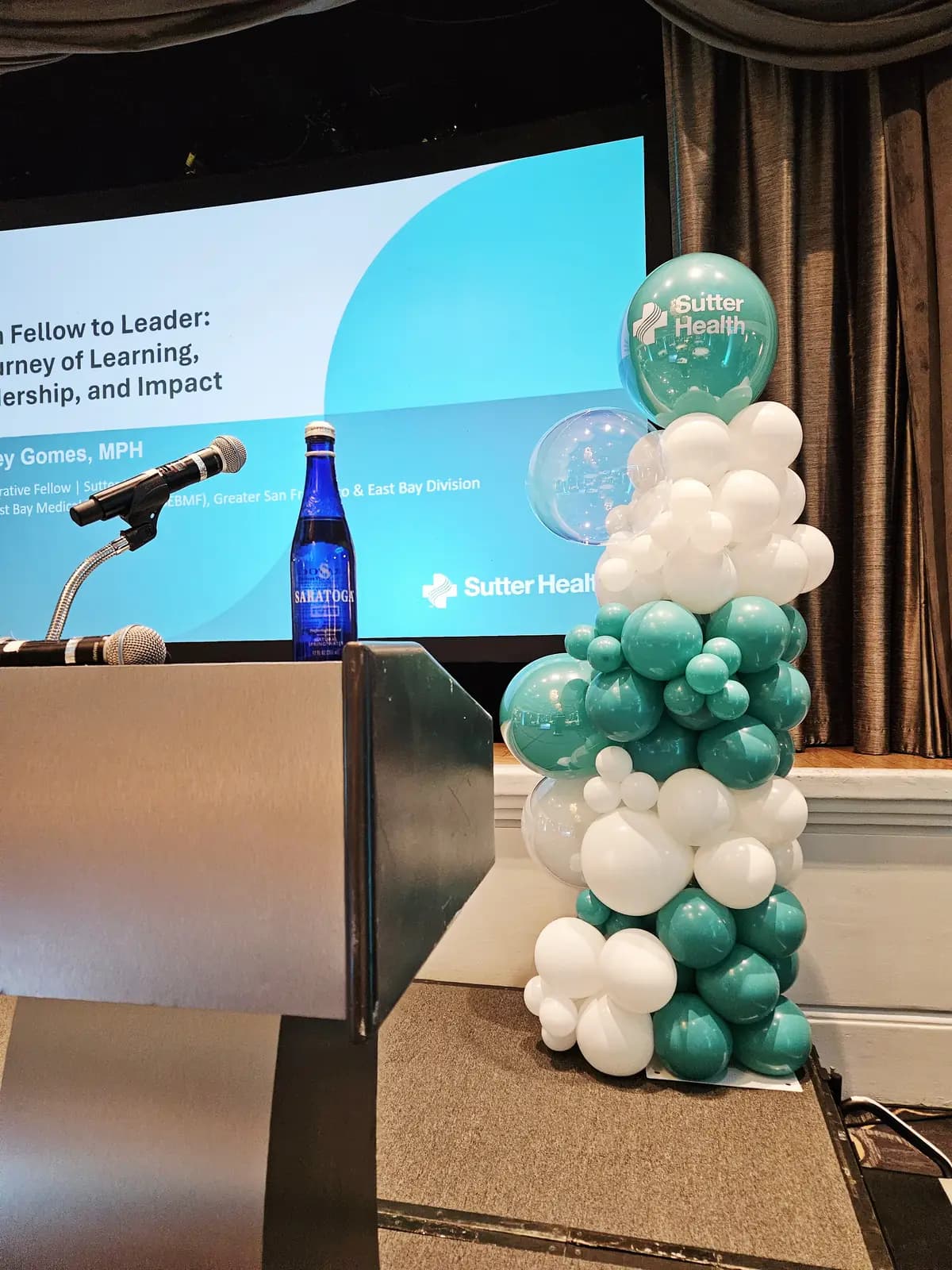 Sutter Health Leadership Event Balloon Column — view 01