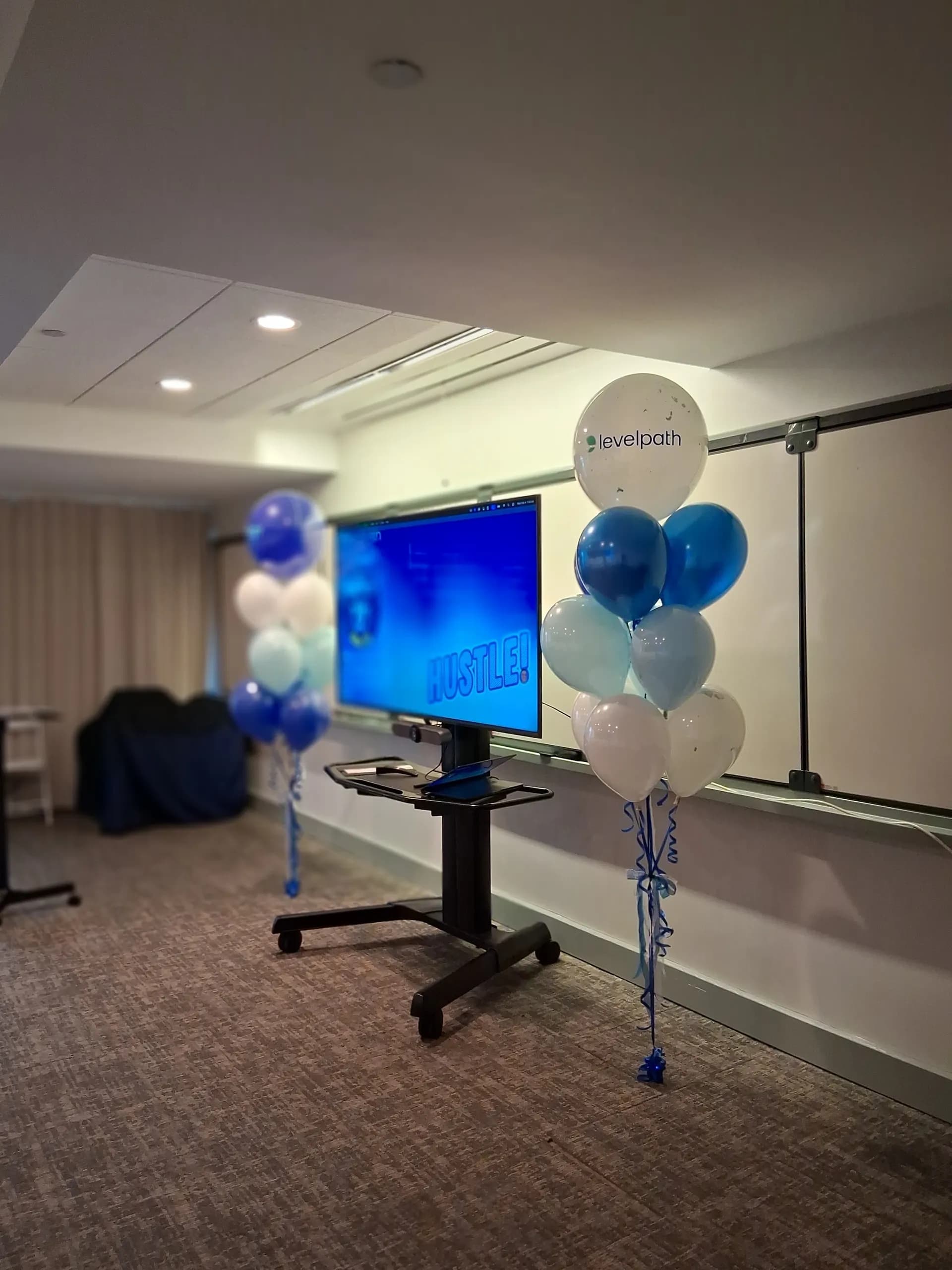 Corporate Event in Sonoma, California: helium balloon bouquet, view 2 of 3.