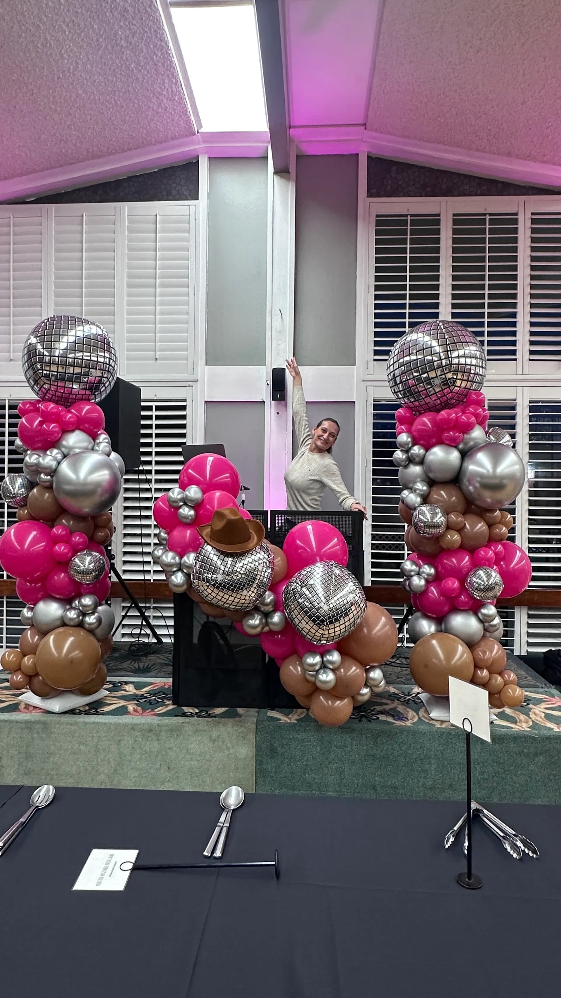 Themed balloon installation at the Themed Corporate Event in California.