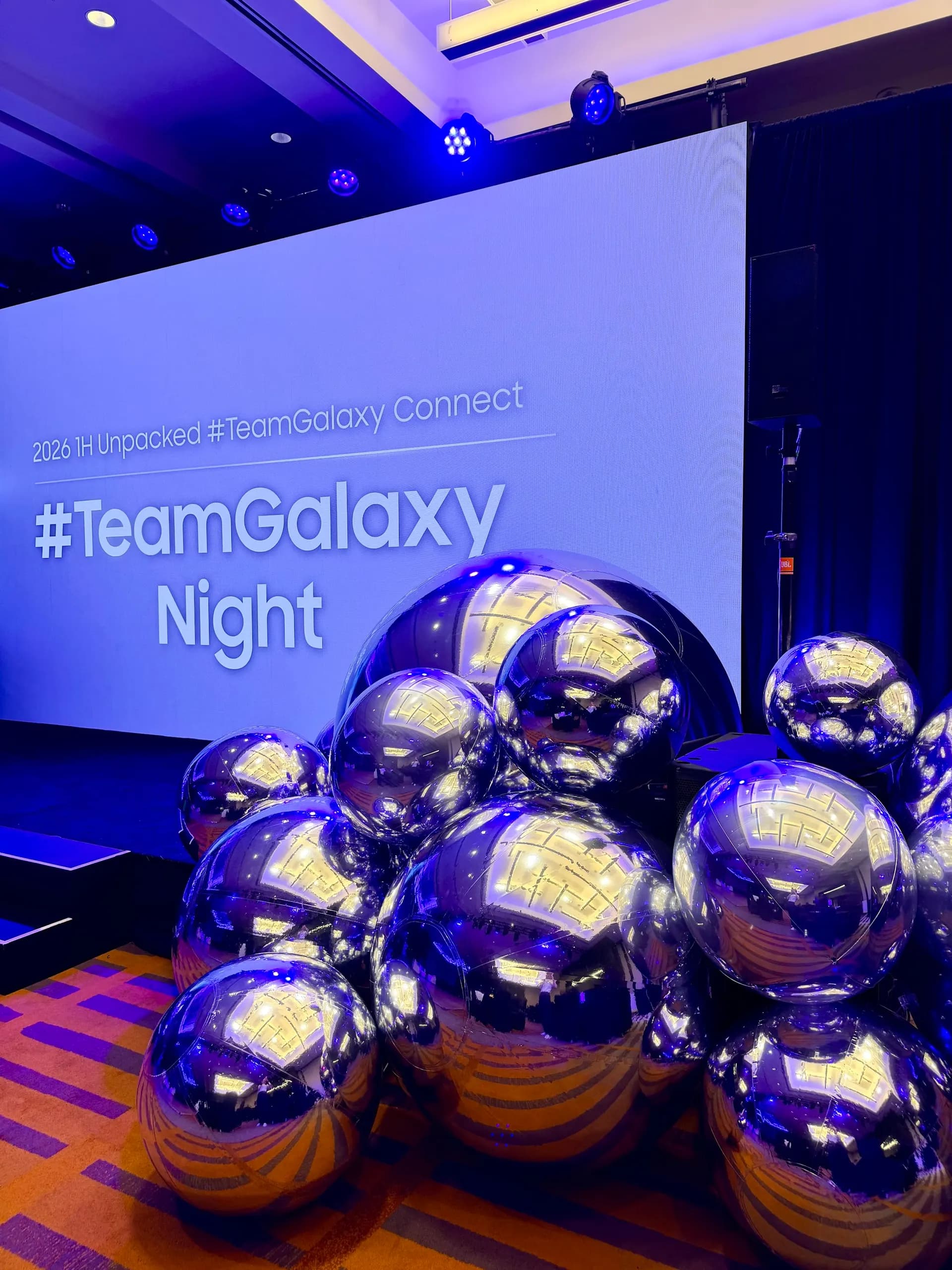 Branded corporate balloon décor, App Launch, San Francisco, California — view 1 of 5.